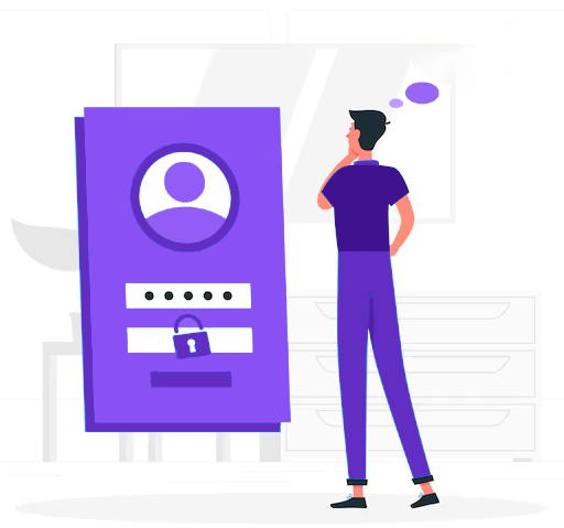 পাসওয়ার্ড রিসেট ইলাস্ট্রেশন